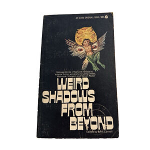 Weird Shadows From Beyond by John Carnell First Avon Printing 1969 Sci Fi